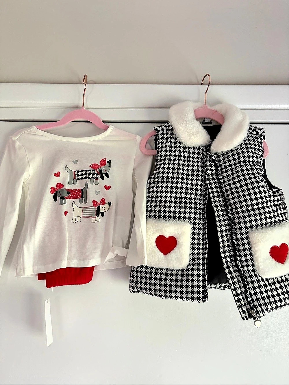 Kids Headquarters Kids Houndstooth Vest Set Size 3T NWT